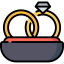 Wedding rings icon 64x64