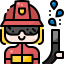 Firewoman icon 64x64