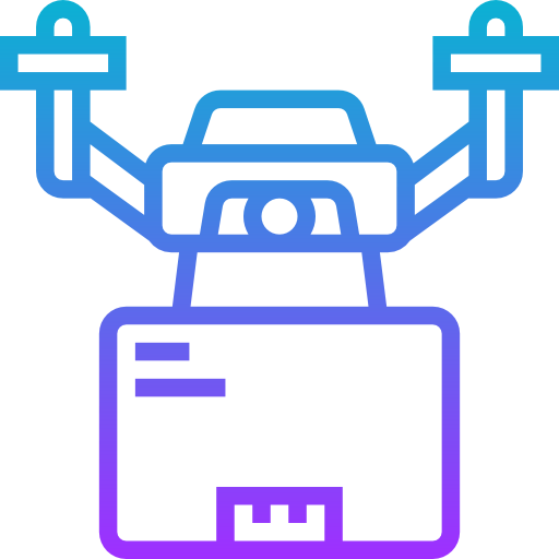 Drone delivery biểu tượng