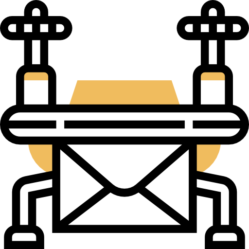 Drone delivery icon