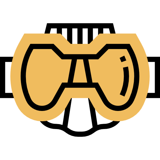 Diving mask icon