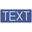 Text box icon 64x64