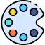 Paint palette icon 64x64