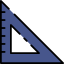Triangular ruler icon 64x64