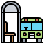 Bus stop icon 64x64