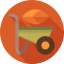 Wheelbarrow icon 64x64