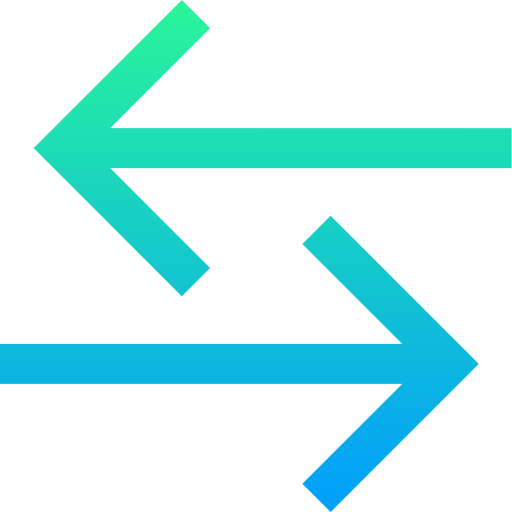 Left and right arrows アイコン