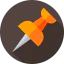 Push pin icon 64x64