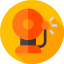 School bell icon 64x64
