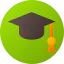 Graduation hat icon 64x64