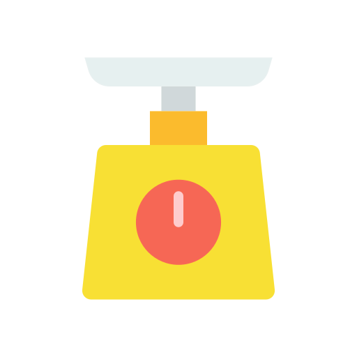 Kitchen scale icon