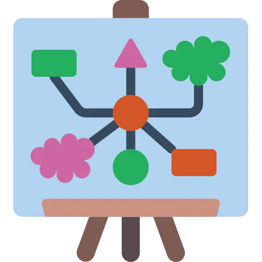 Flow chart icon