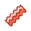 Bacon strips アイコン 64x64