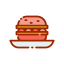 Burger アイコン 64x64