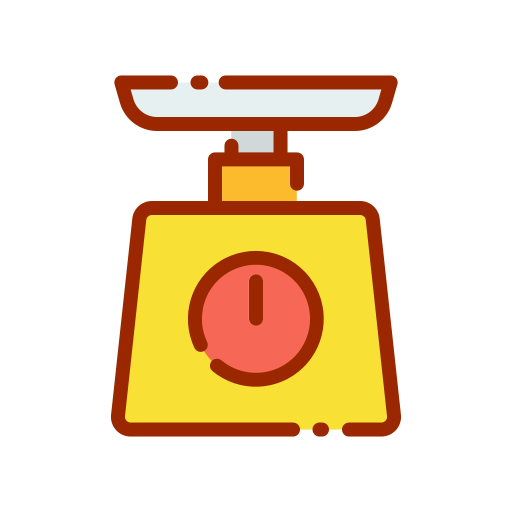 Kitchen scale icon