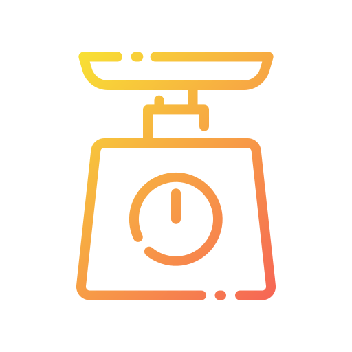 Kitchen scale icon