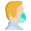 Medical mask icon 64x64
