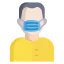Medical mask icon 64x64