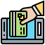 Mobile payment icône 64x64