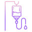 Intravenous saline drip icon 64x64