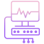 ECG monitor icon 64x64