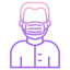 Medical mask icon 64x64