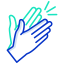 Clapping icon 64x64