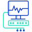 ECG monitor icon 64x64