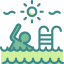 Swimming pool 图标 64x64