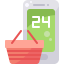 Online shopping icon 64x64