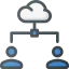 Cloud computing icon 64x64