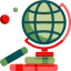 Earth globe Symbol 64x64