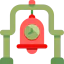 School bell icon 64x64