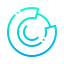 Circular diagram icon 64x64