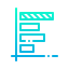 Line chart icon 64x64