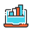 Data analytics icon 64x64