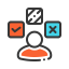 Decision making icon 64x64