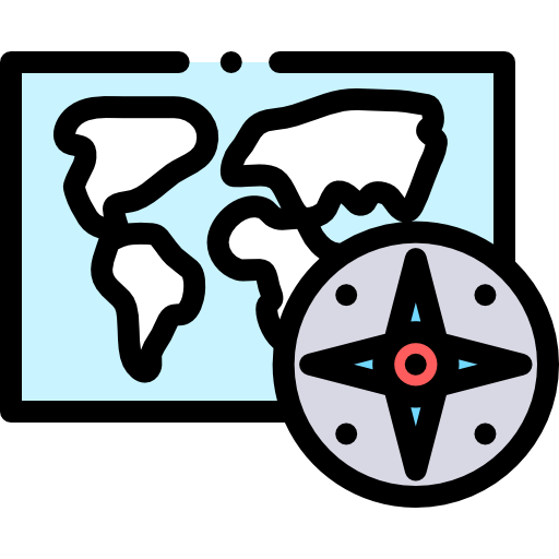 World map icon