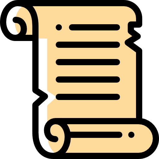 Ancient scroll icon