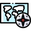 World map icon 64x64