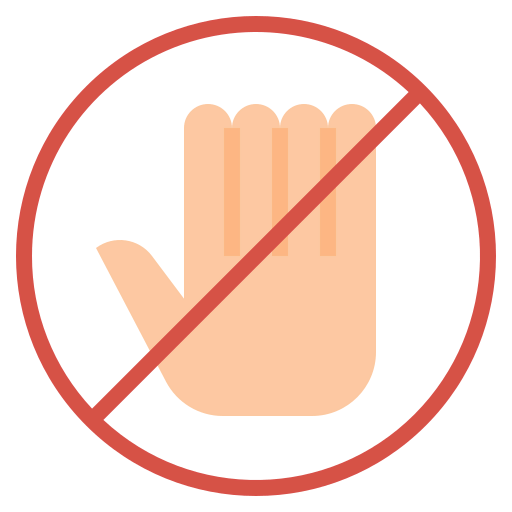 Do not touch アイコン