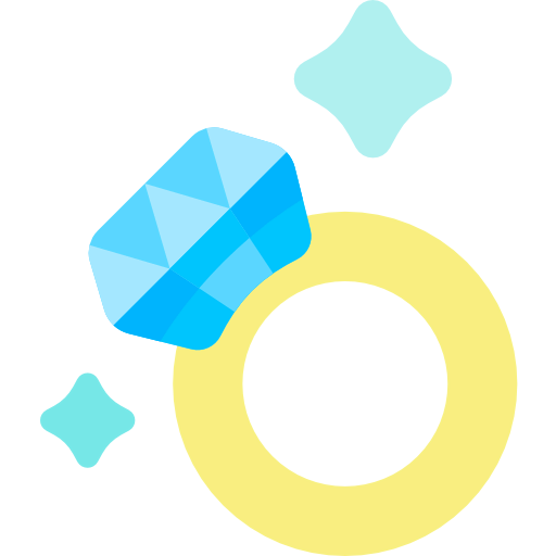 Diamond ring icon