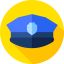 Police cap icon 64x64