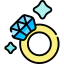 Diamond ring icon 64x64