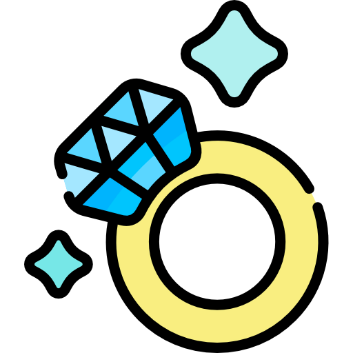 Diamond ring icon