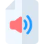Audio file Symbol 64x64
