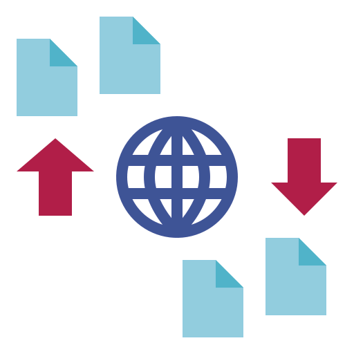 Data transfer icon
