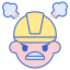 Angry face icon 64x64