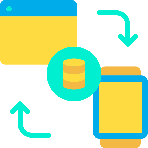 Data transfer icon