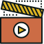Clapperboard іконка 64x64